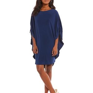NWT Halston Heritage Sleeve Dress Navy PS